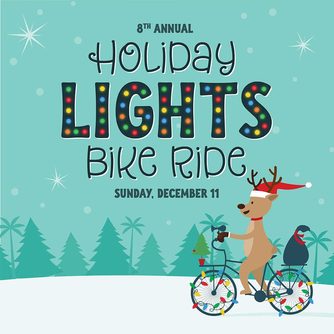 8th Annual Holiday Lights Bike Ride Sunday, December 11